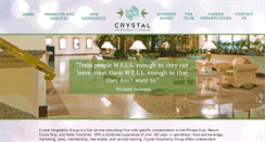 Desktop Screenshot of crystalhospitalitygroup.com